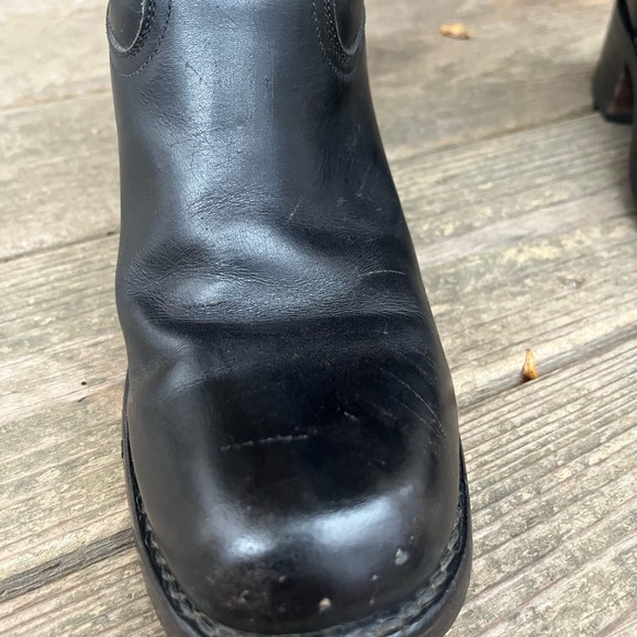 Frye Campus boots black 8.5 vintage - Picture 8 of 12